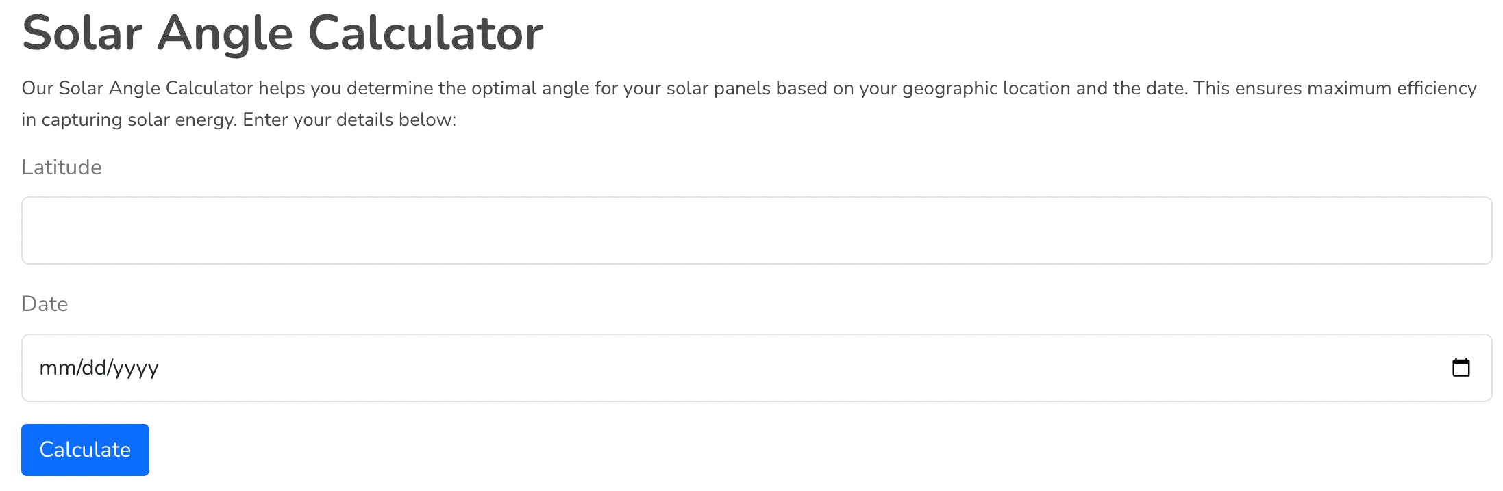 Solar Angle Calculator media 1
