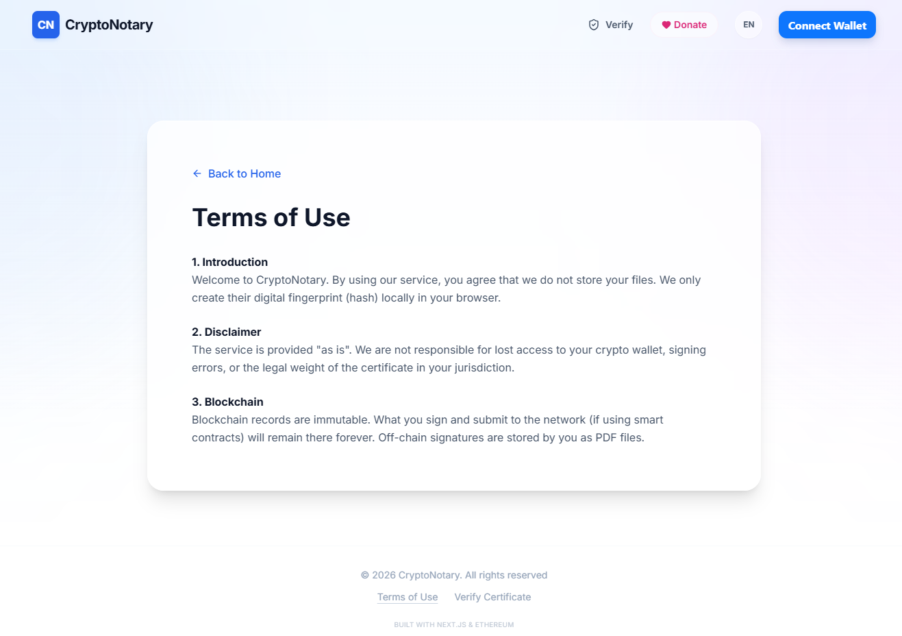 CryptoNotary gallery image