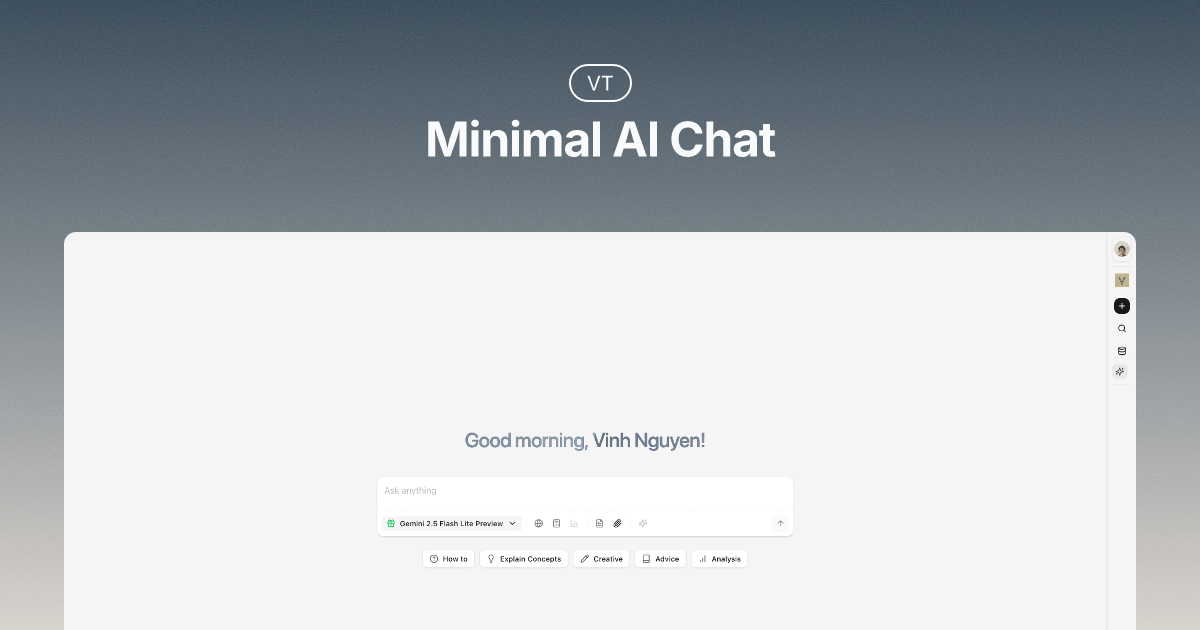 VT - AI 자체 API 키로 브라우저에서 채팅 미디어 1