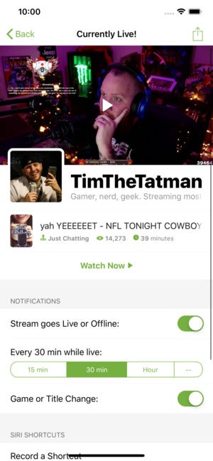 Stream Status gallery image