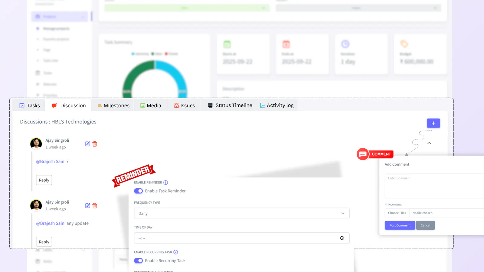 Task OS - Project Management System screenshot 3