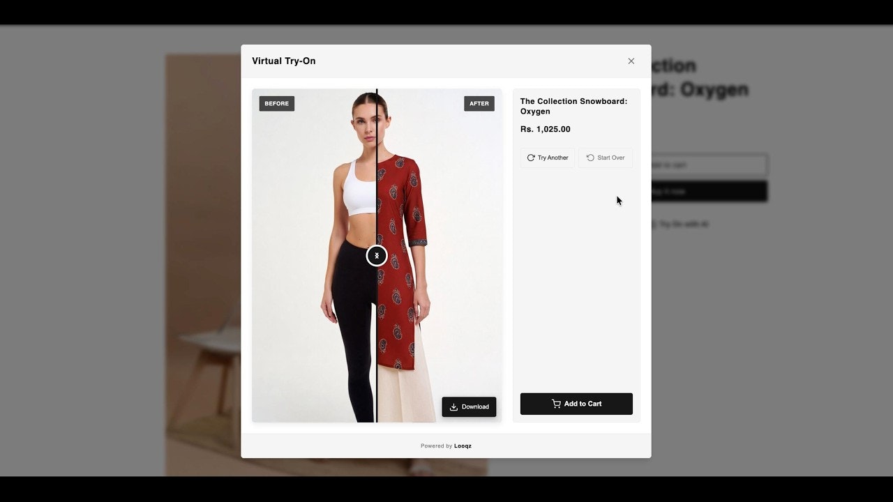 Looqz - AI Virtual Try-ON gallery image