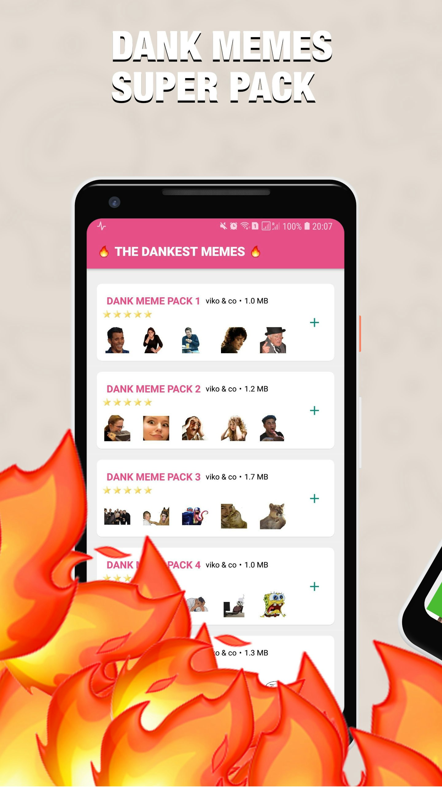 Dank memes sticker pack for WhatsApp gallery image