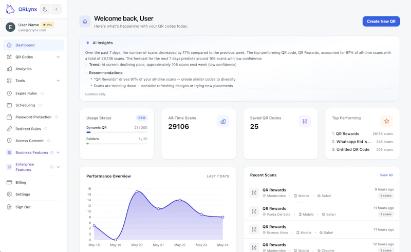 QRLynx screenshot 2