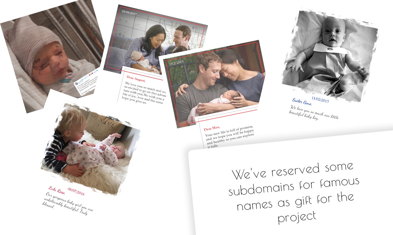 noteto.baby / .baby date subdomains  gallery image