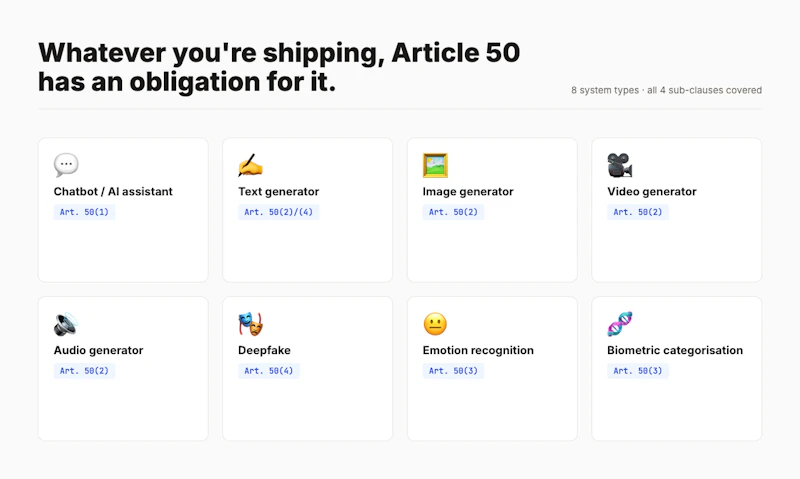 AI Disclosure Kit screenshot 1