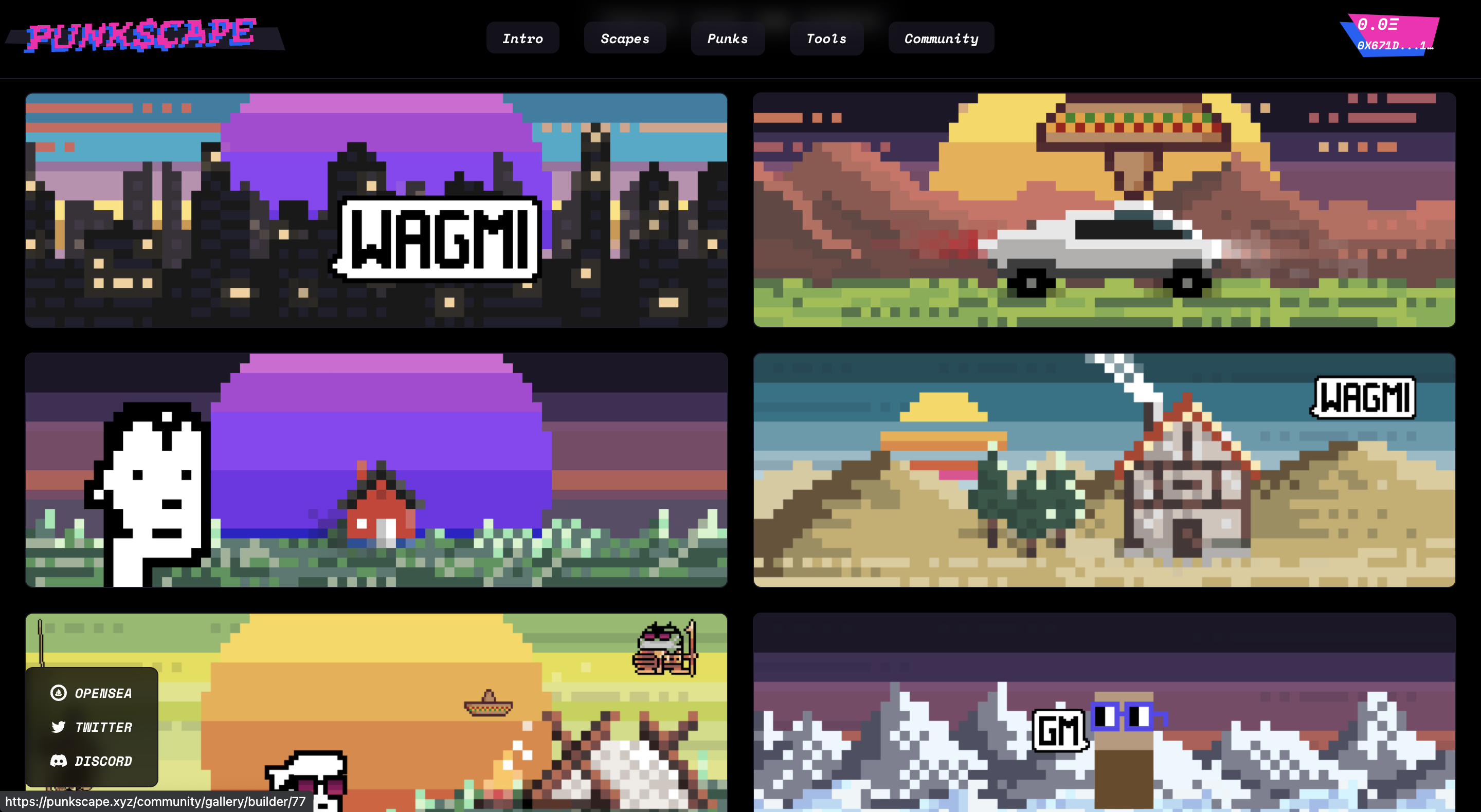 PunkScape Builder gallery image