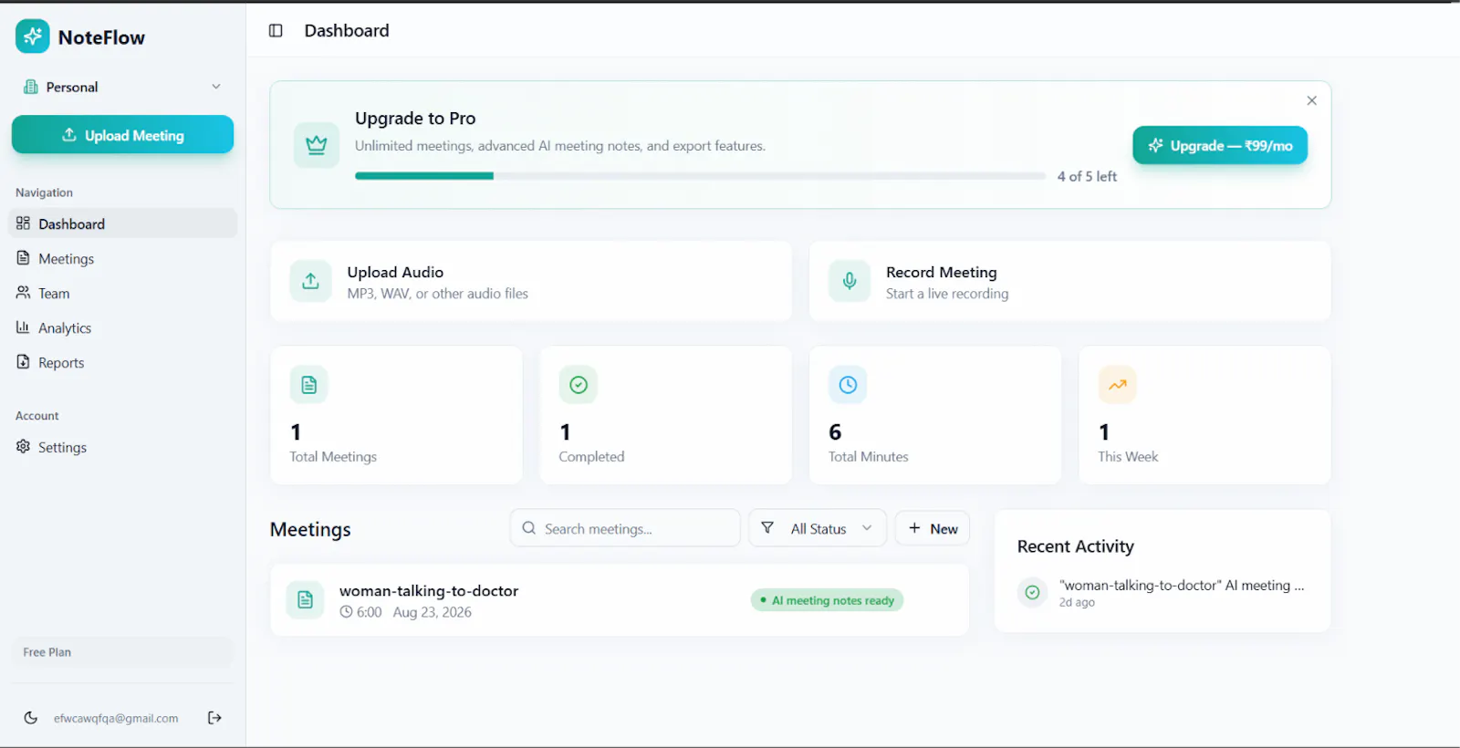 Meeting Intelligence screenshot 3
