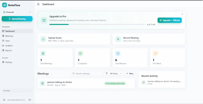 Meeting Intelligence screenshot 3