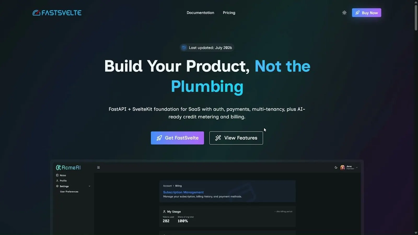 FastSvelte screenshot 1 (video preview)
