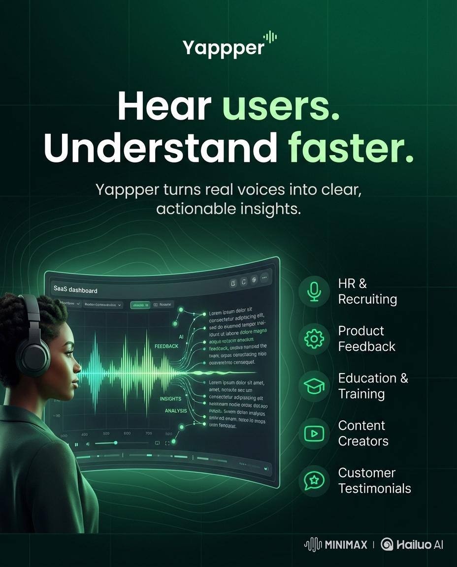 Yappper - Screenshot 3 showing product features and functionality