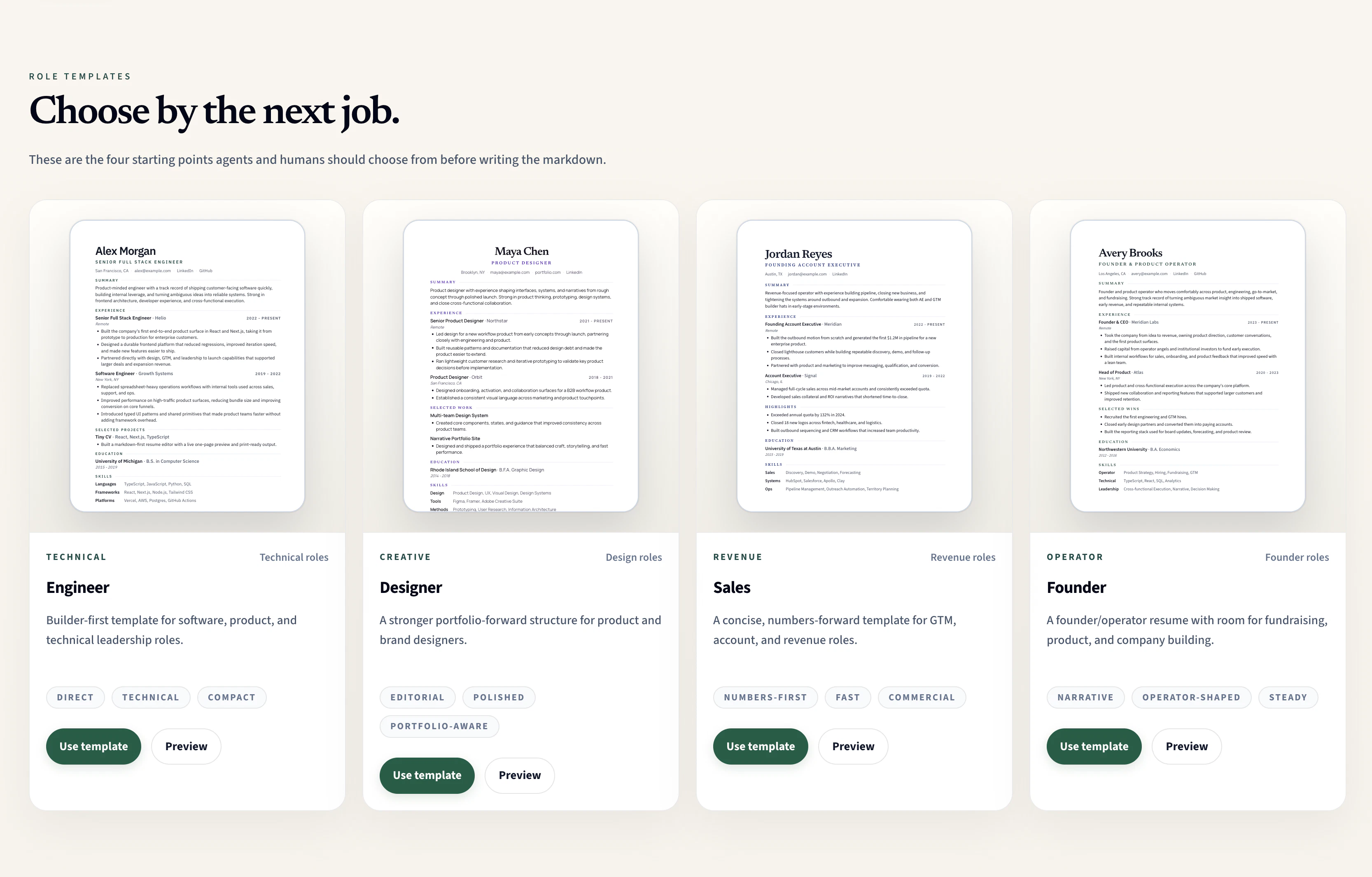 Tiny CV screenshot 3