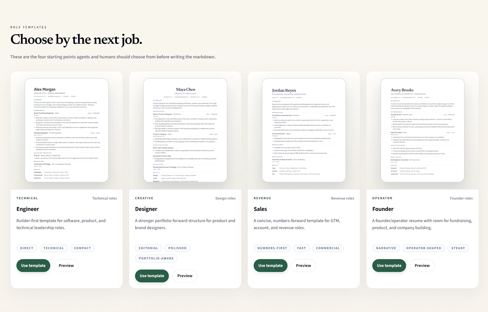 Tiny CV screenshot 4