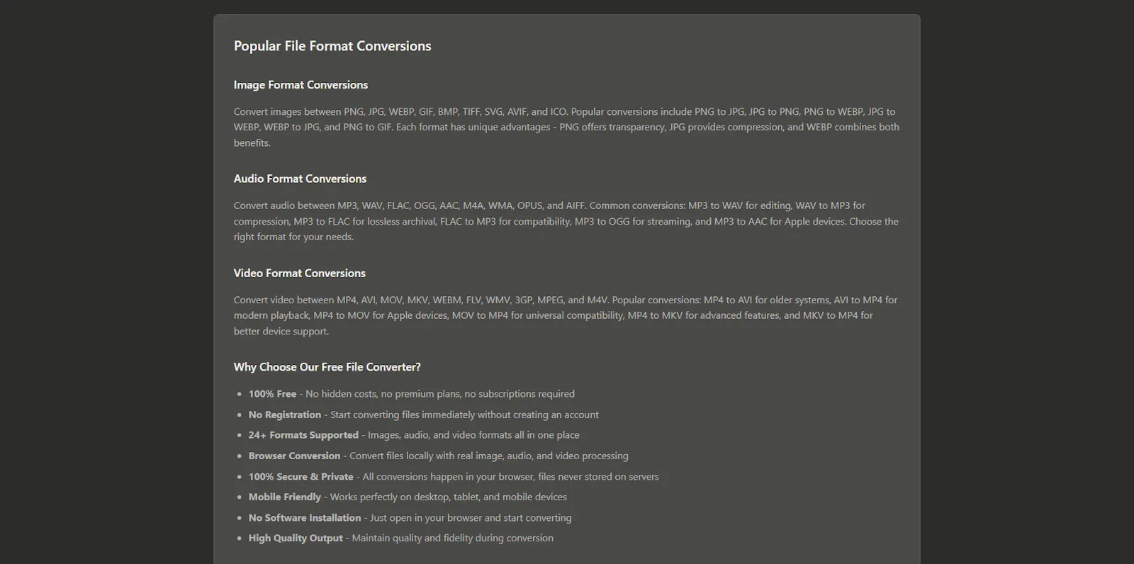 Convert Free Media screenshot 5