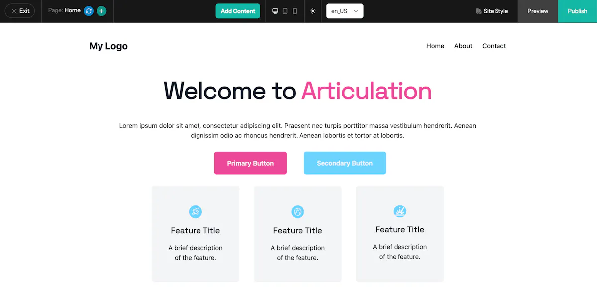 Articulation