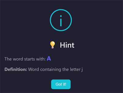Wordle infinite - Screenshot 4 showing product features and functionality