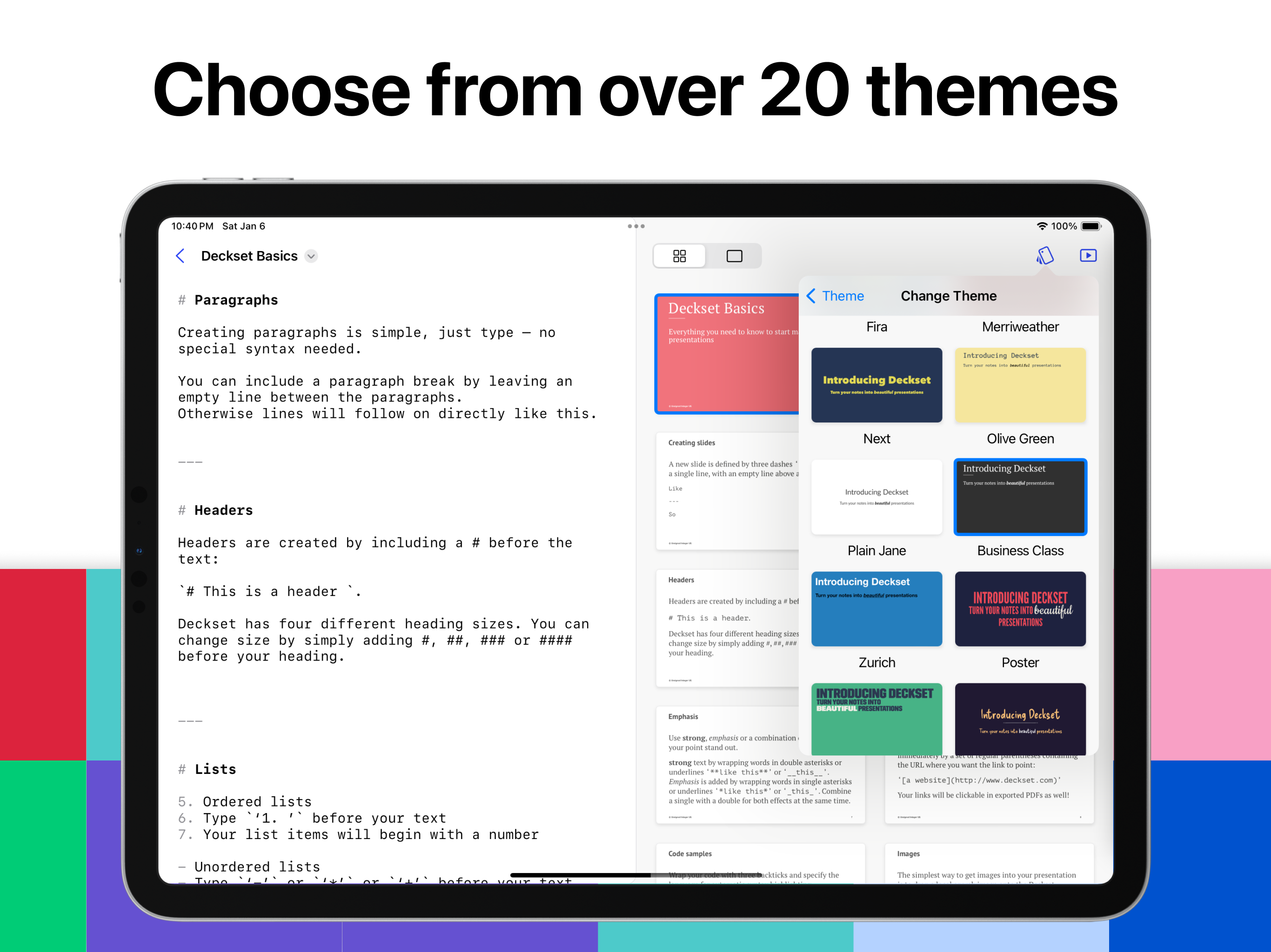 Decktet iOS media 3