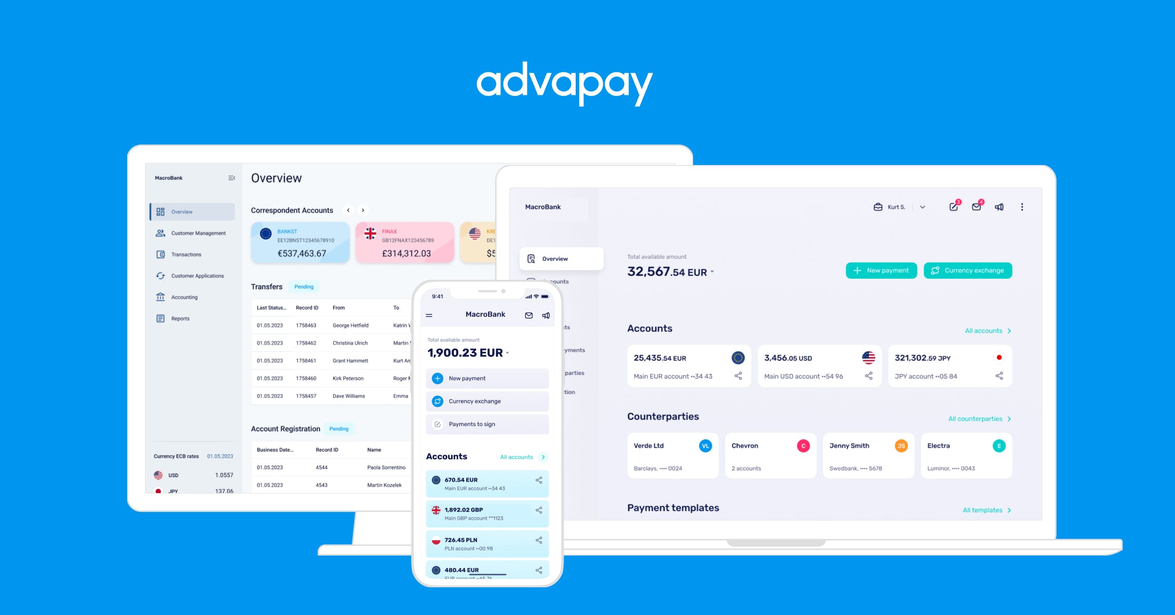 Macrobank Core Banking Software, Advapay media 1