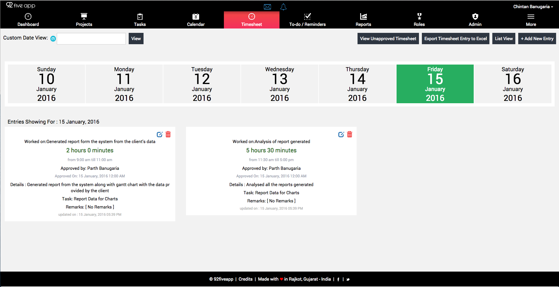 92five app gallery image