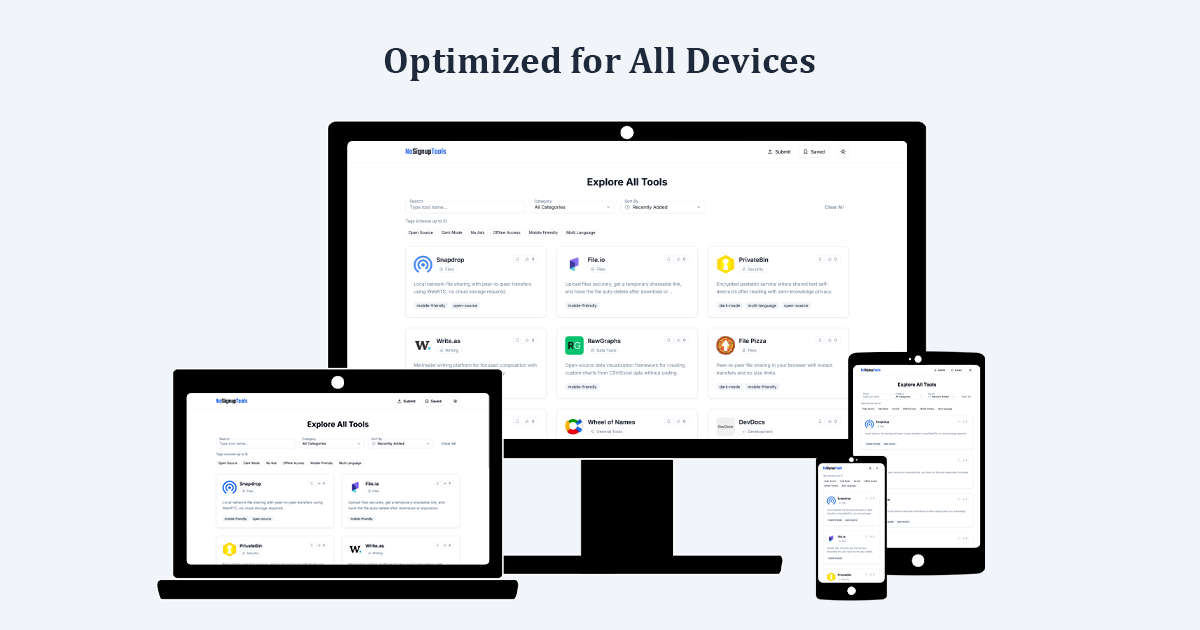 NoSignupTools gallery image