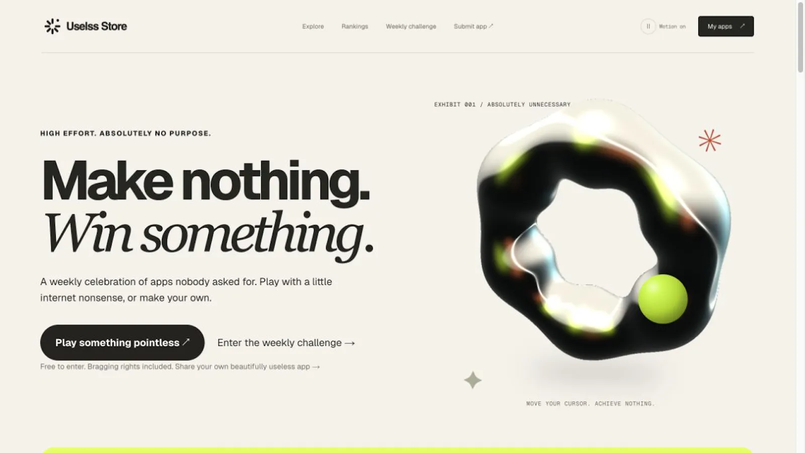 Uselss Store screenshot 2