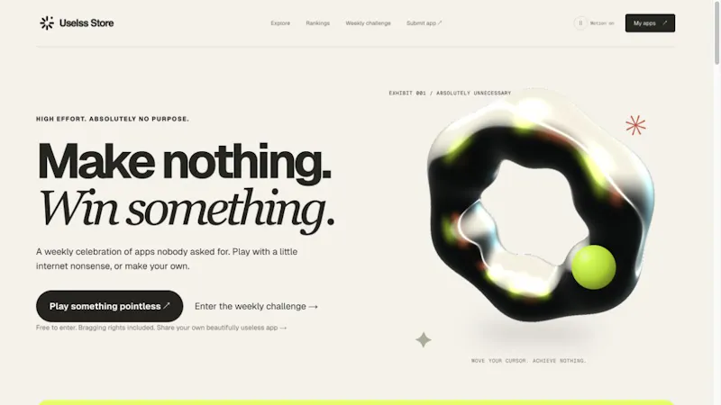 Uselss Store screenshot 2