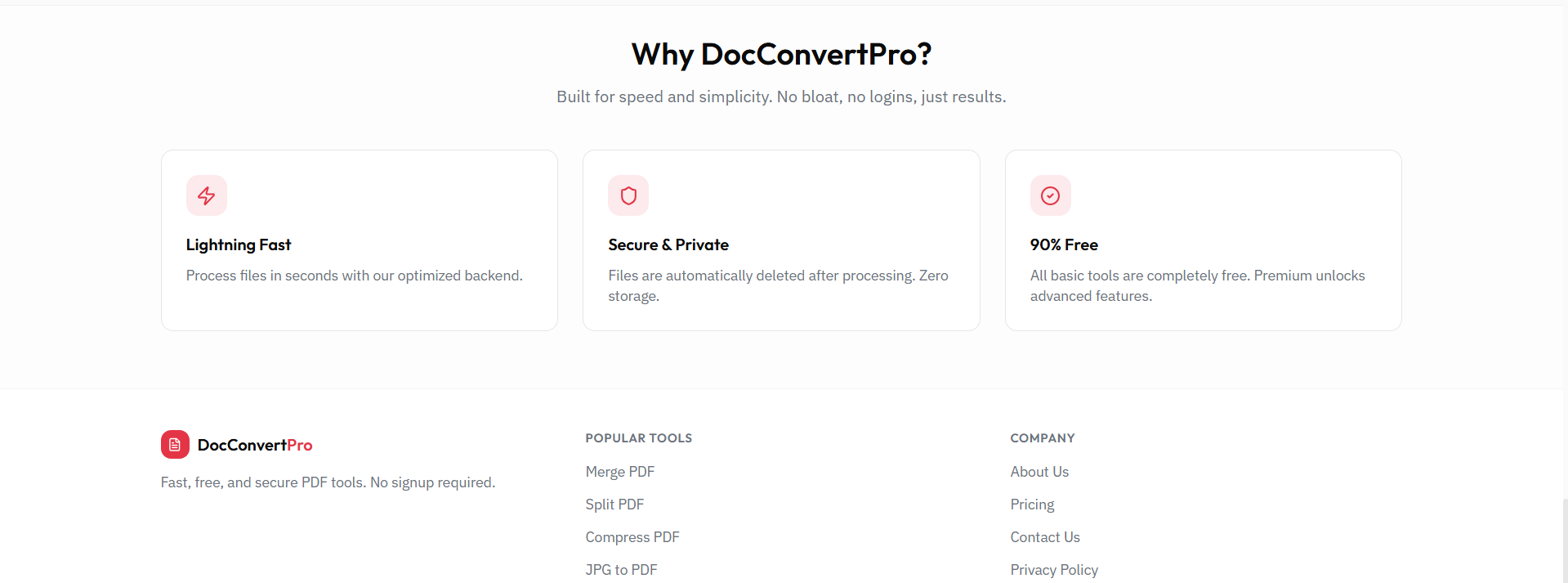 DocConvertPro —Free PDF & Image Tools gallery image