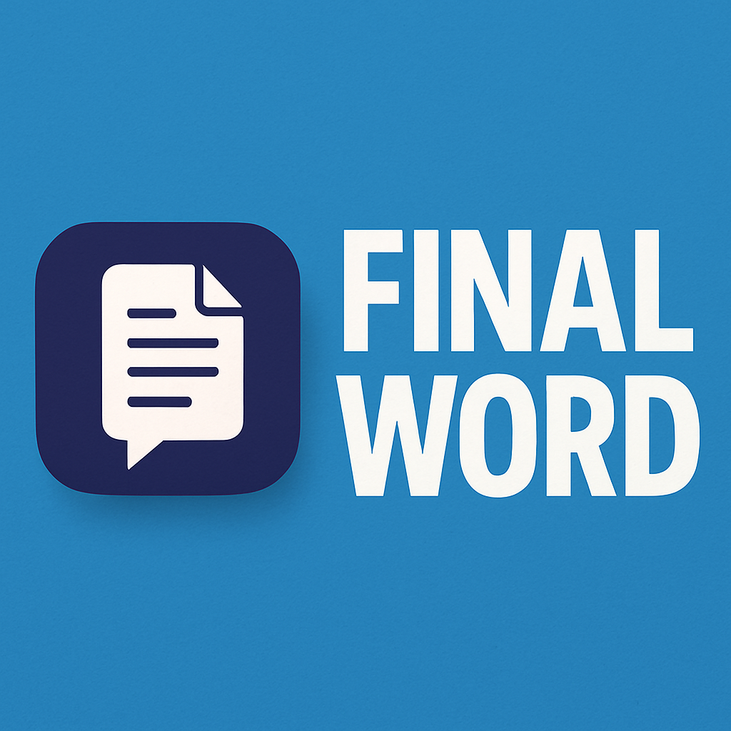 Final Word gallery image