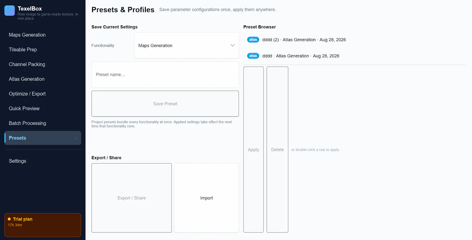 TexelBox screenshot 1
