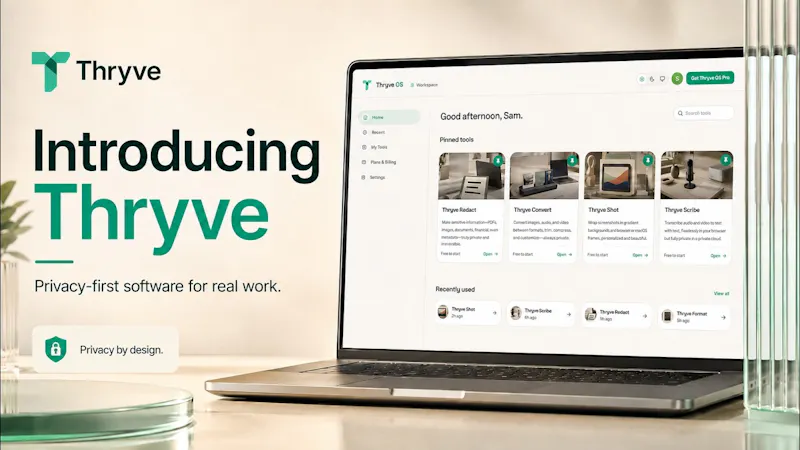 Thryve screenshot 1 (video preview)