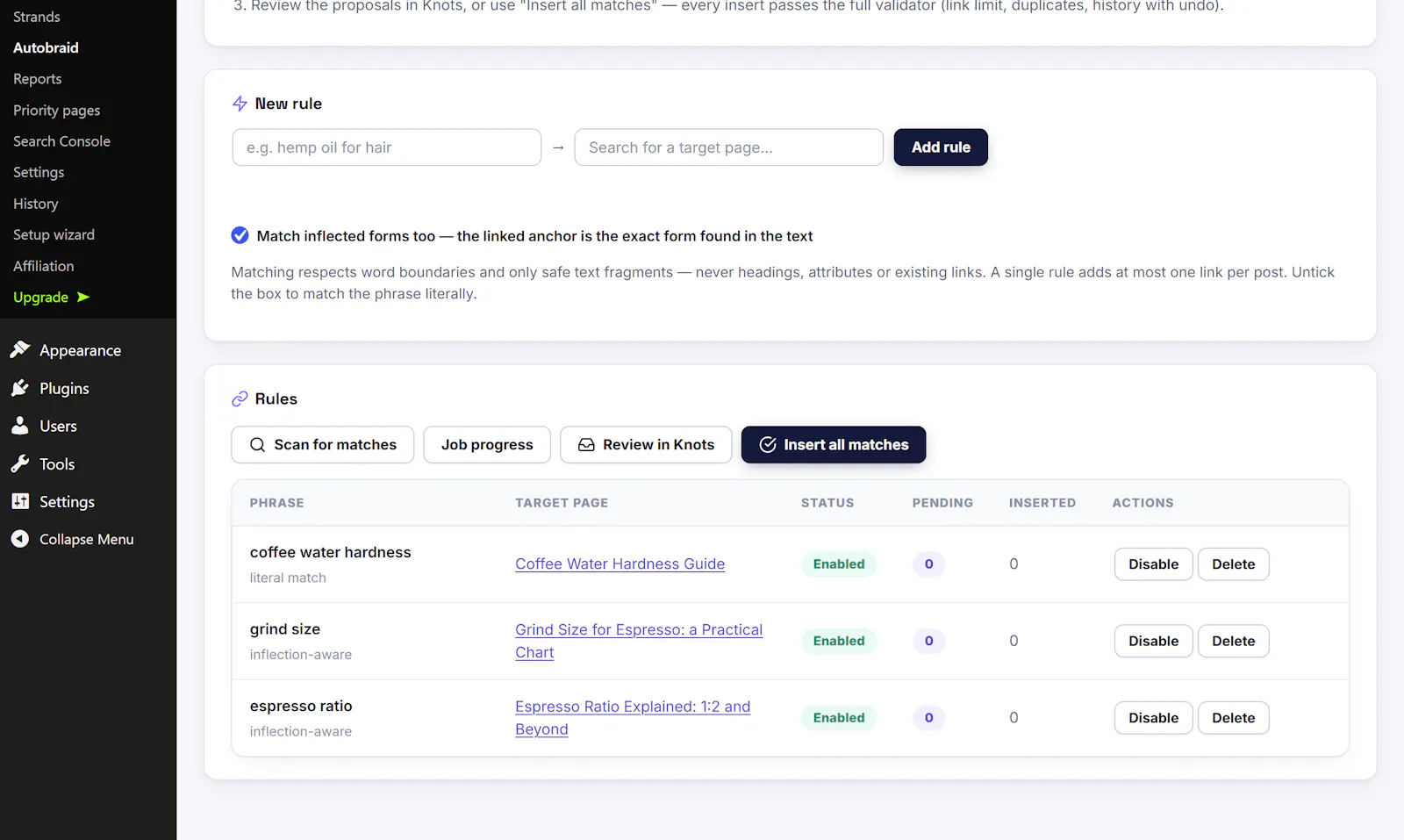 Linkbraid screenshot 6