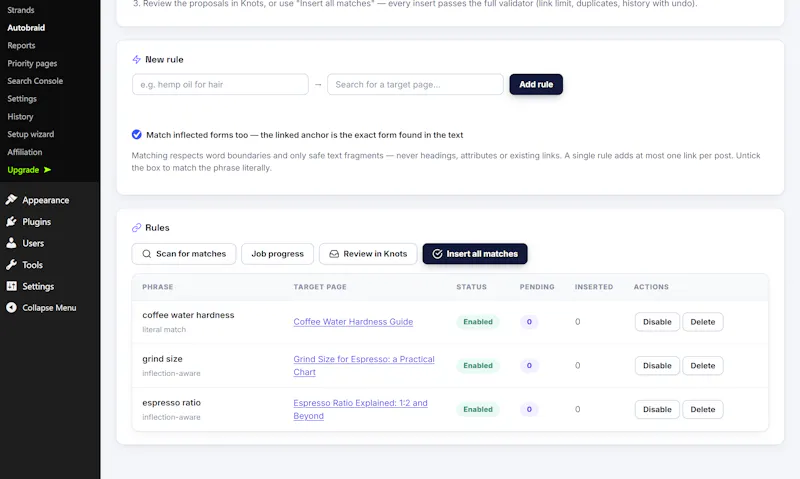 Linkbraid screenshot 6