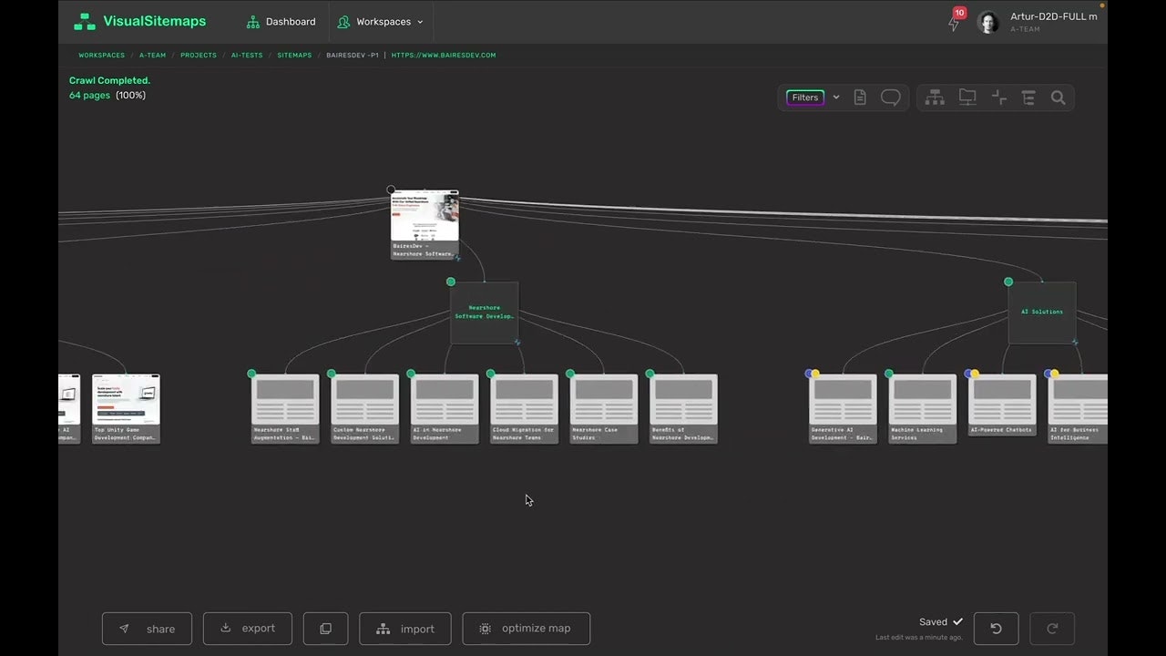 ● AI Optimized Visual SiteMaps + Reports gallery image