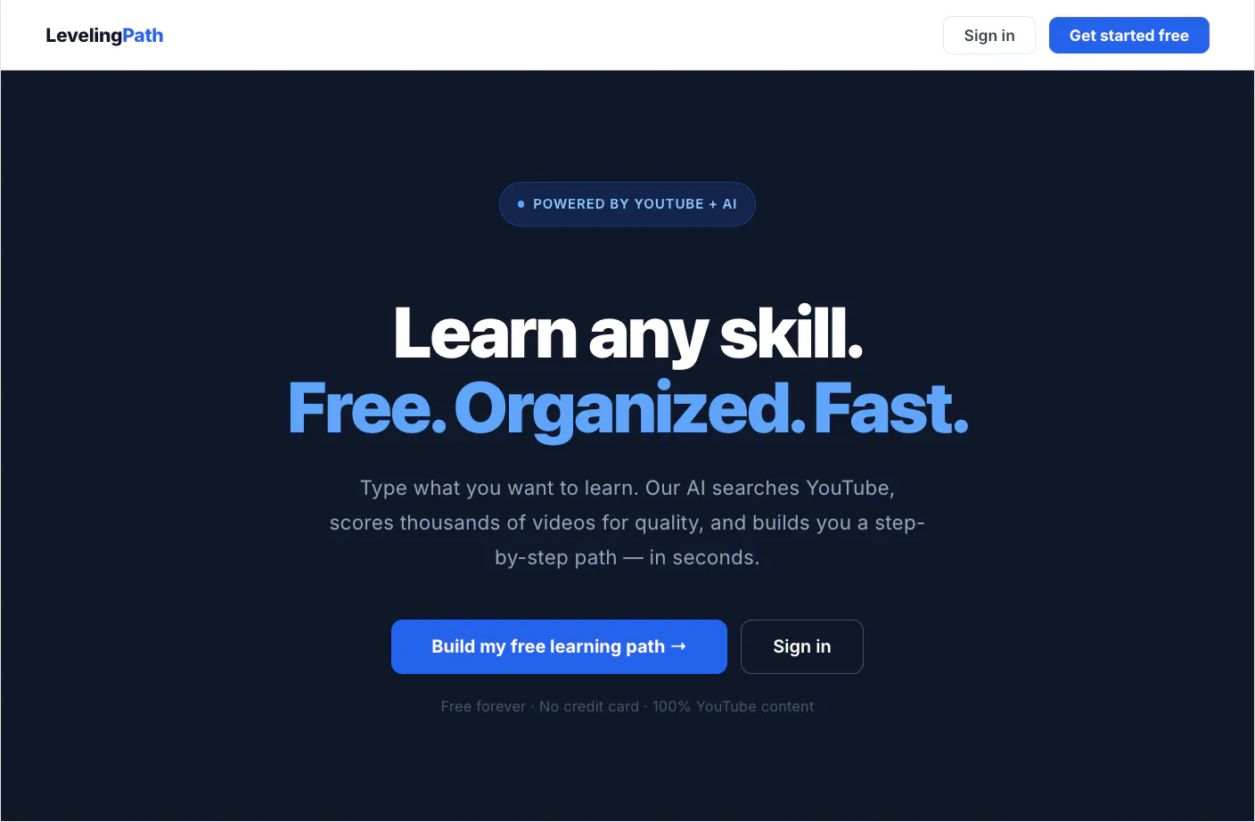 LevelingPath — Learn Anything Free gallery image
