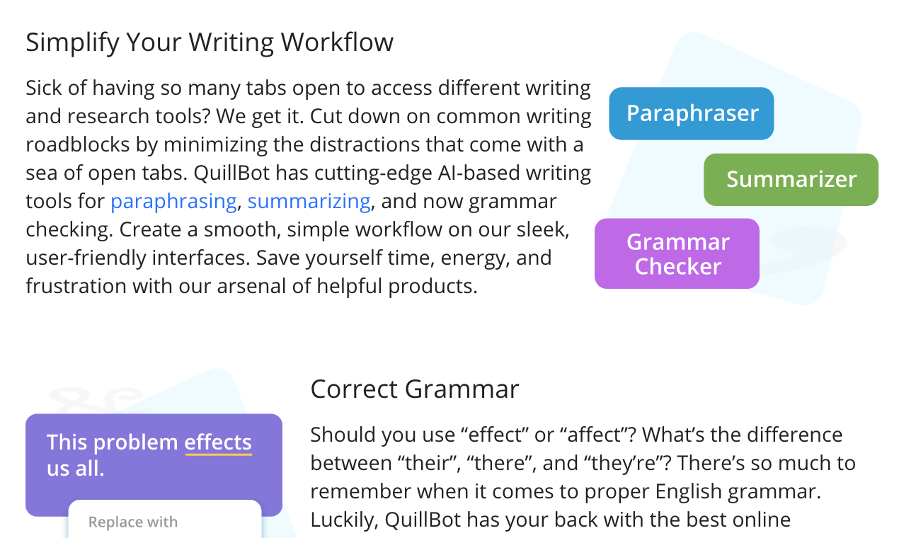 QuillBot - Make writing painless by using AI paraphrasing technology ...