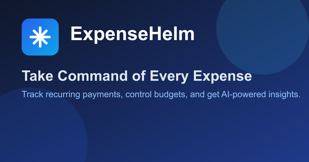 ExpenseHelm gallery image
