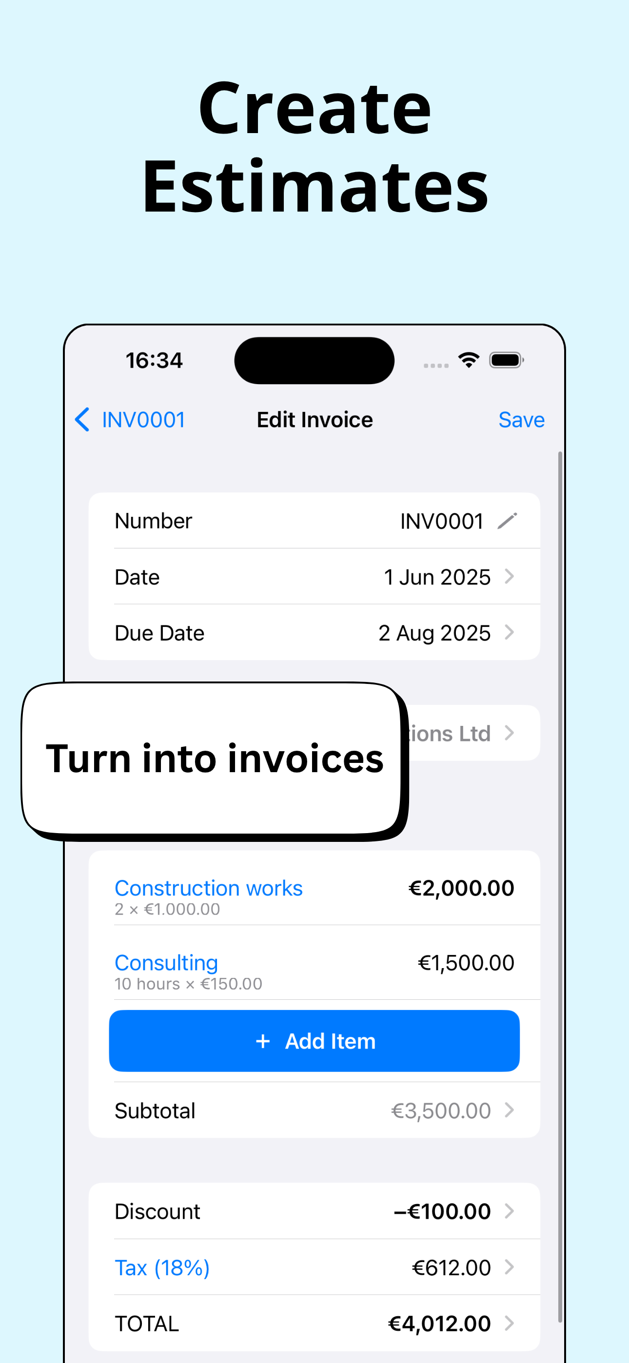 Simple and free invoice maker media 3