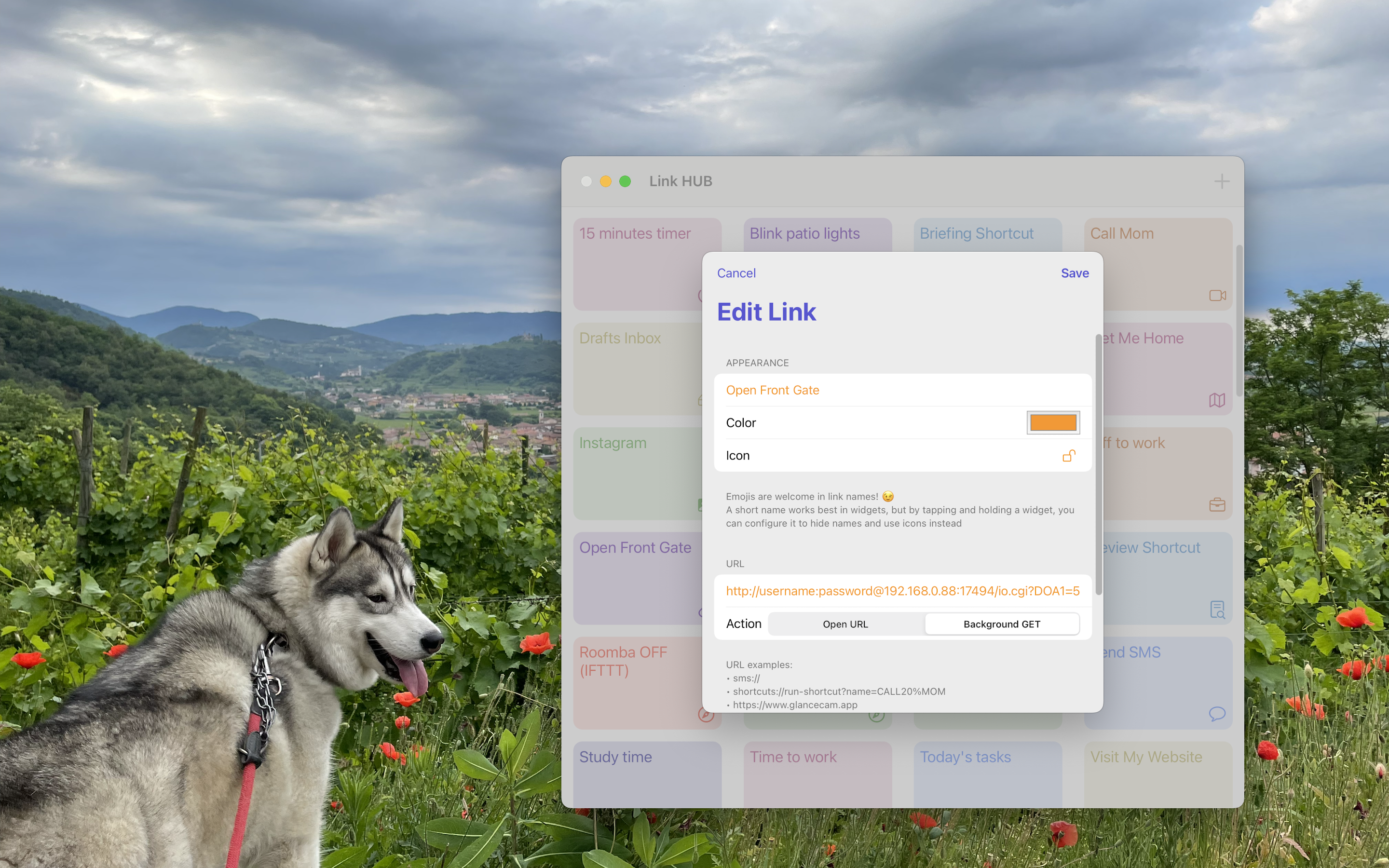 Link HUB 2.0 – URLs dashboard & widgets gallery image