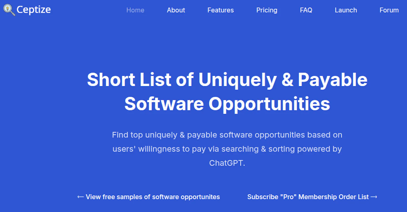 Ceptize screenshot 1