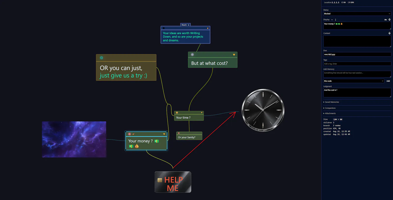 Cygtree- Mindmap open Canvas- BYO AI screenshot 12