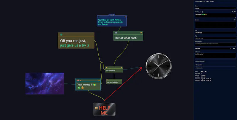Cygtree- Mindmap open Canvas- BYO AI screenshot 12