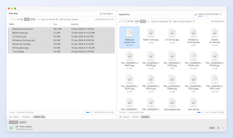 Android Rapid Transfer screenshot 3