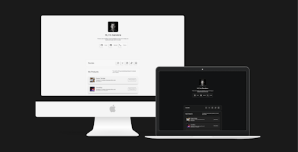 Bio lite - Link in Bio Framer template gallery image