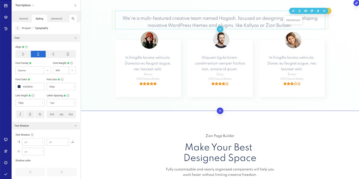 ZionBuilder gallery image