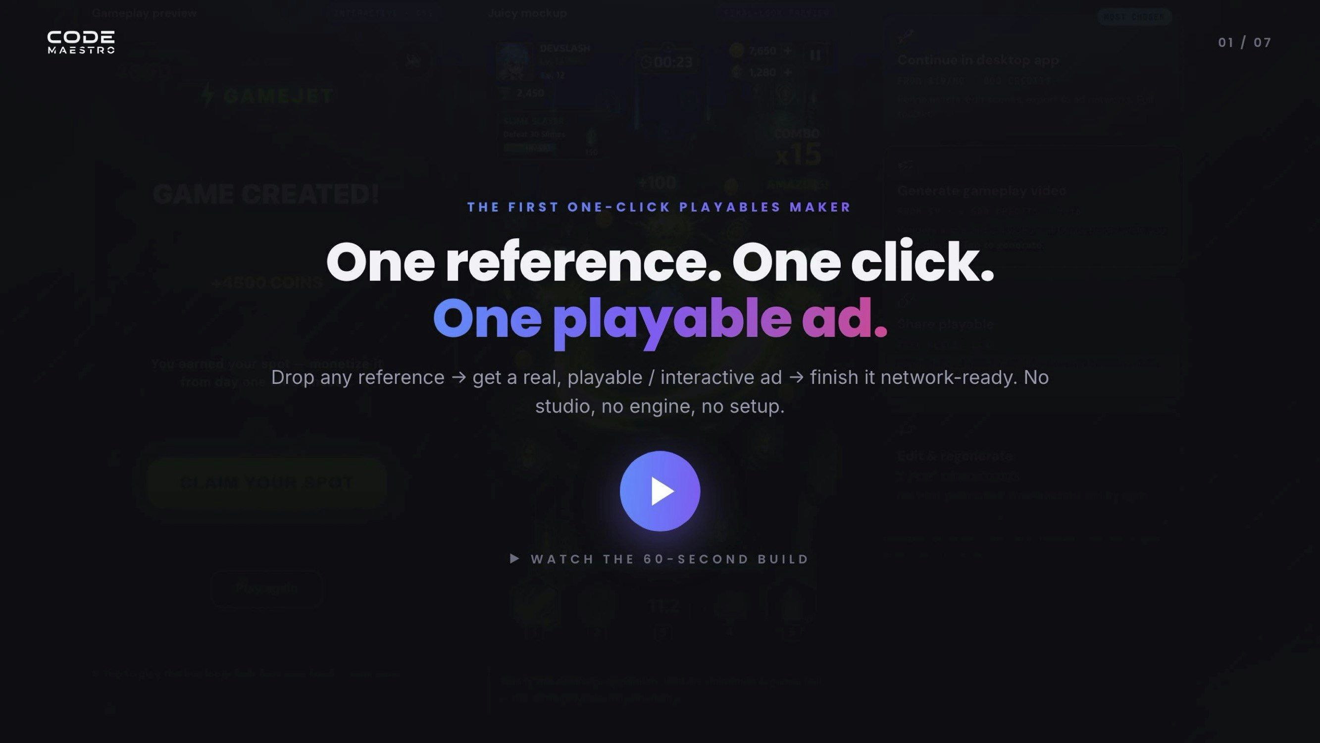 Code Maestro - Playable Ads Creator` gallery image