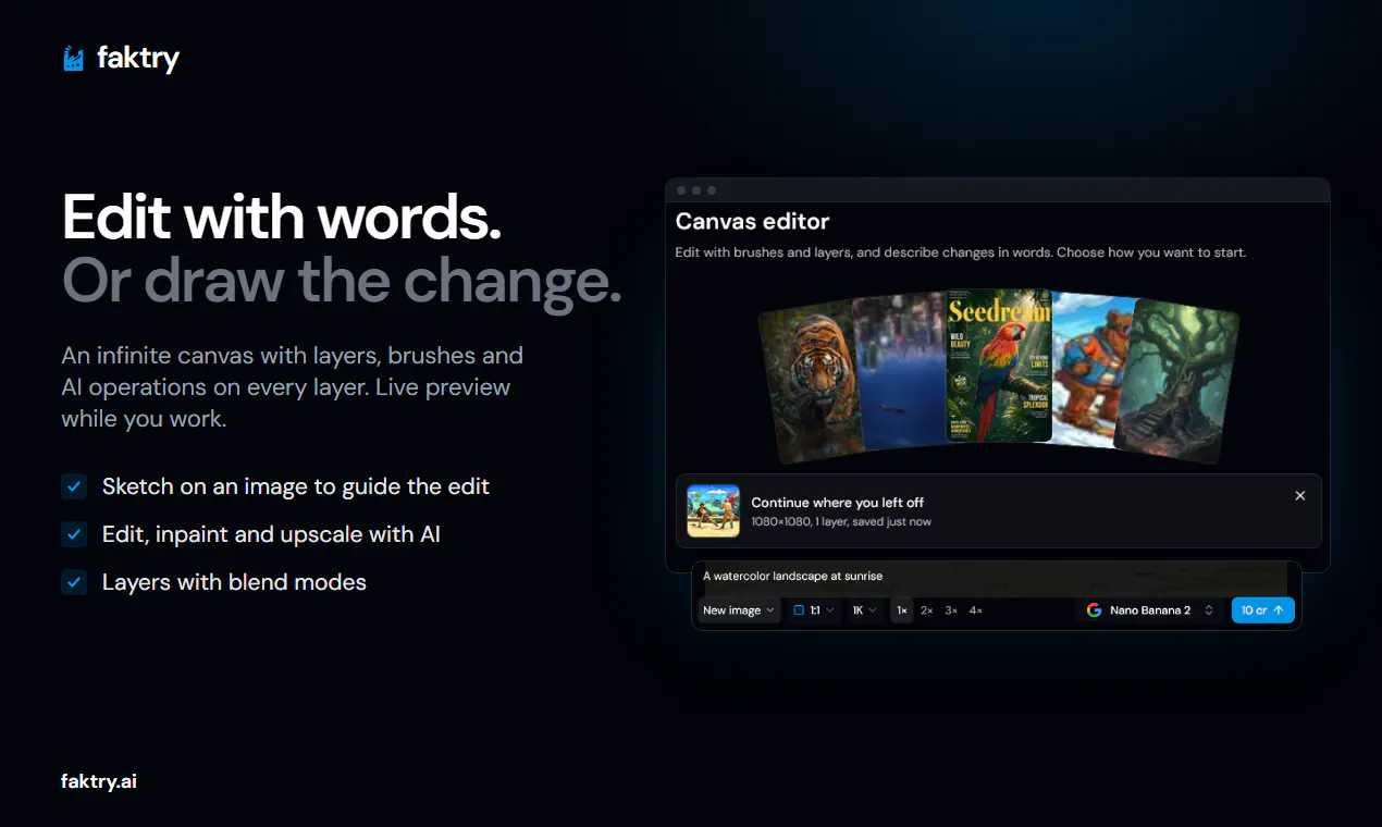 faktry AI Content & Media Workbench gallery image