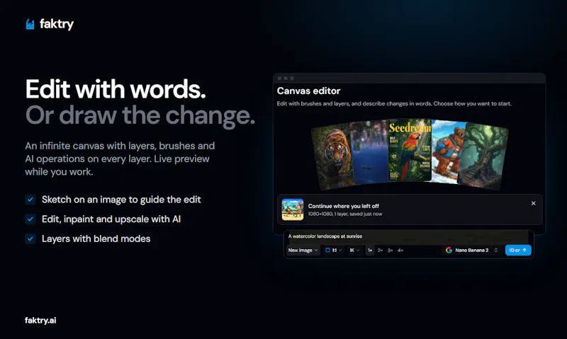 faktry AI Content & Media Workbench screenshot 4