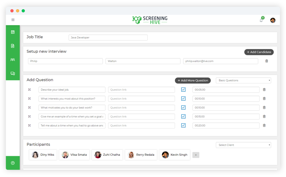 Média Vérification - Plate-forme d'interview vidéo équitable et rapide 3