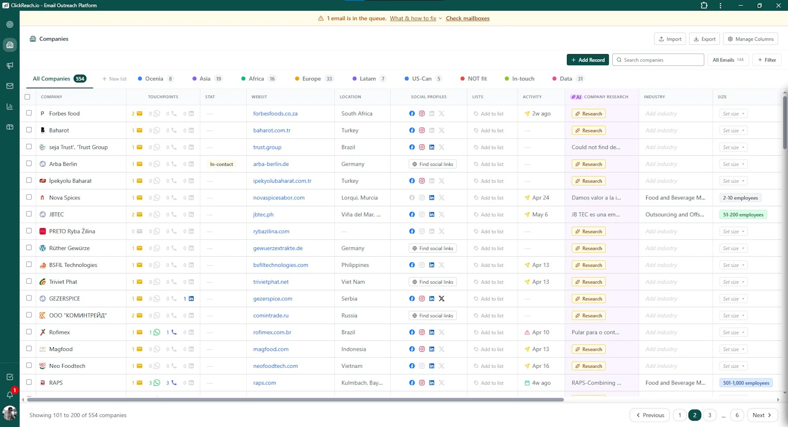outbound solution for small teams screenshot 2