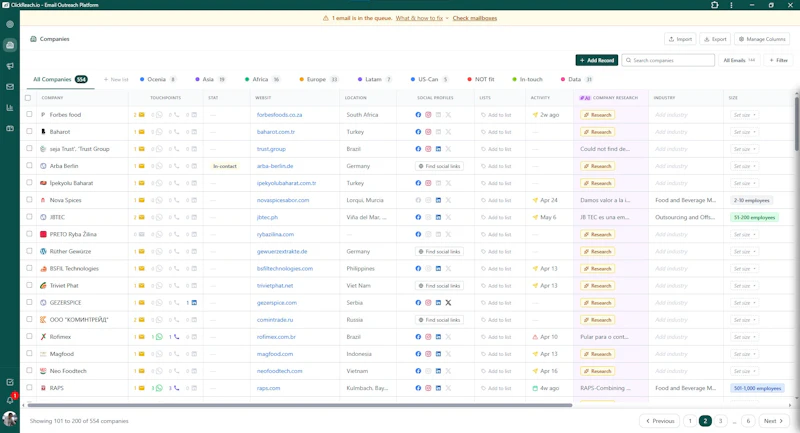 outbound solution for small teams screenshot 2